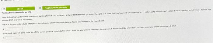 of Eric, schwartz, \& Mann (ESM) to help it go public. Zang