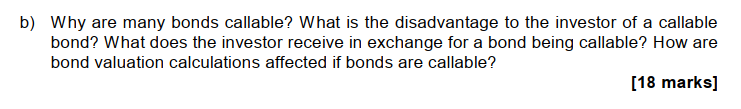 Bullet point answer is fine for easier memorization. b) Why are