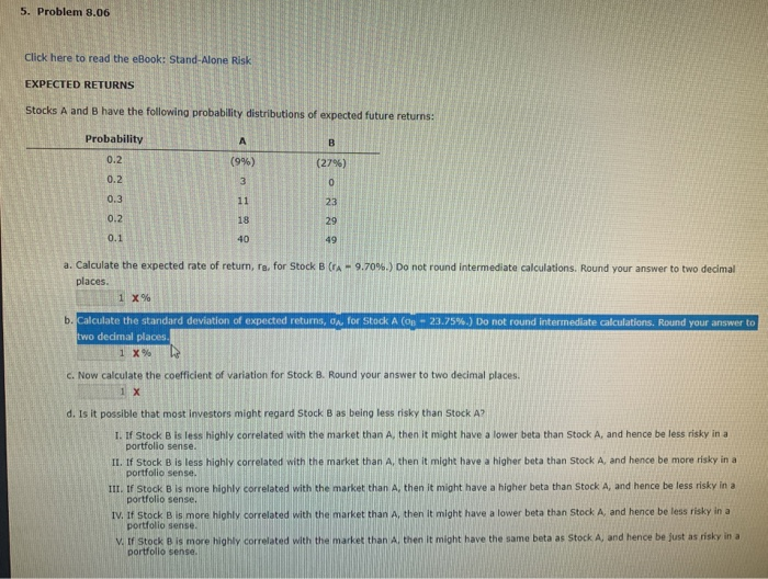 for question #b how do we get 13.60 from the equation? 5.