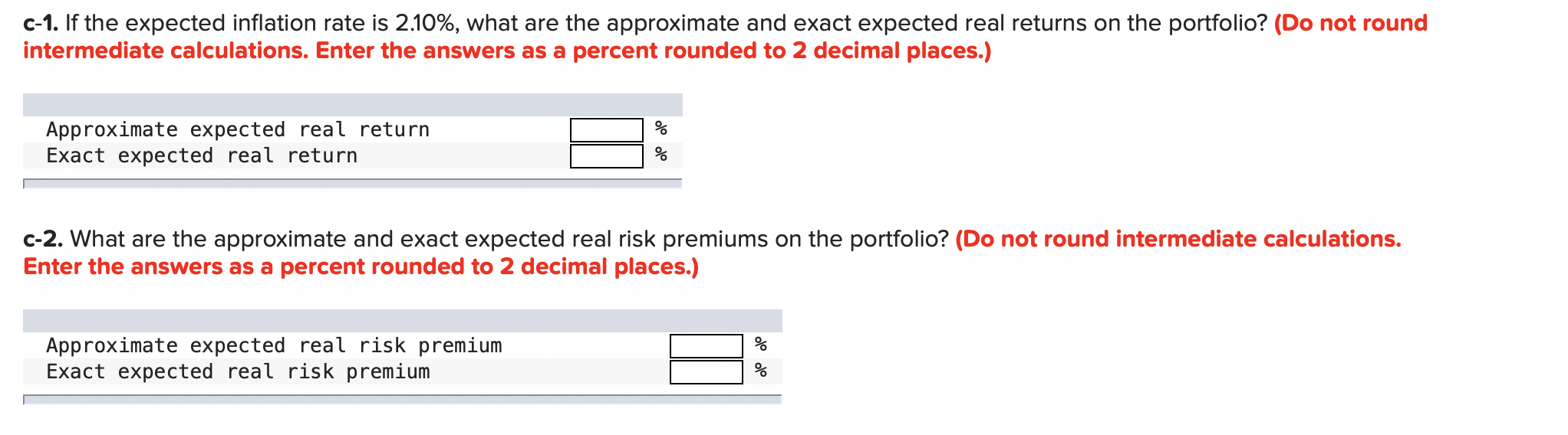 information about three stocks: State of Economy Boom Normal Bust Probability of