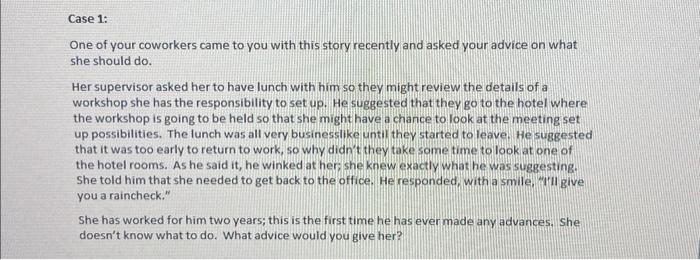 case-studics provided in the document link 2. Plck one cale skady. Gather