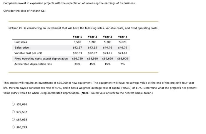 depreciation. (Note: Round your answer to the nearest whole dollar.) The accelerated