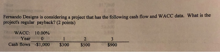  with work too Fernando Designs is considering a project that has