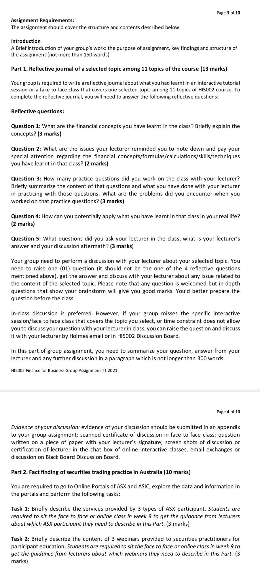 Journal, Fact Finding of Financial Market and Capital Budgeting Analysis Purpose of