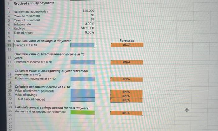 is 50 years old and will retire in 10 years. He expects