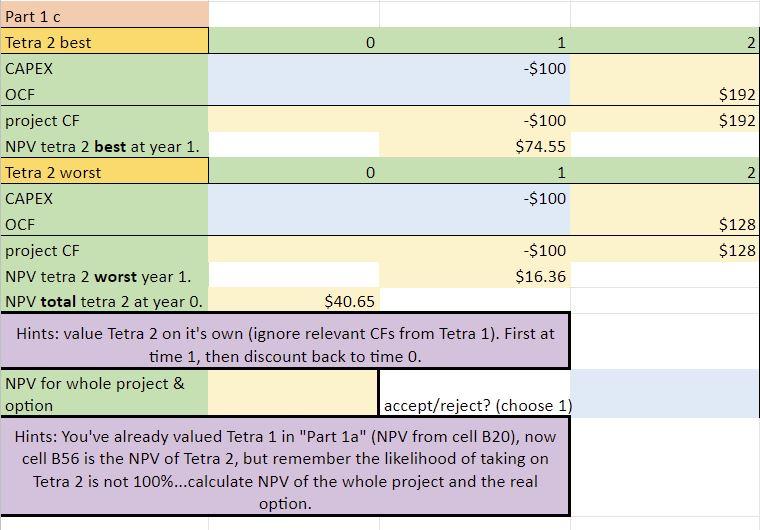 Problem 1. In your new role as a project financial analyst, you