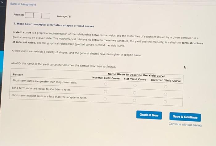  Back to Assignment Attempts Average/6 2. More basic concepts alternative shapes