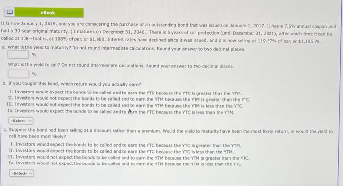 14% semiannual coupon bond at its par value of $1,000. Currently, the