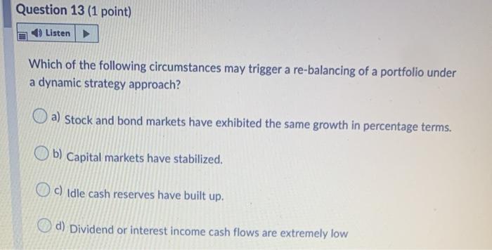 (1 point) Listen Equity prices often rise due to the growth rate