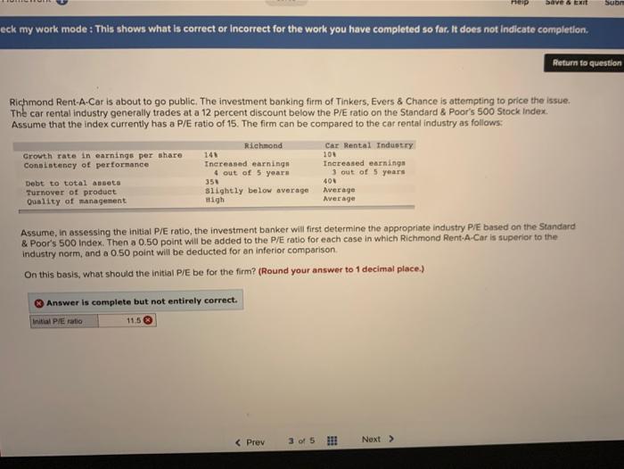  Save . En Sub eck my work mode: This shows what