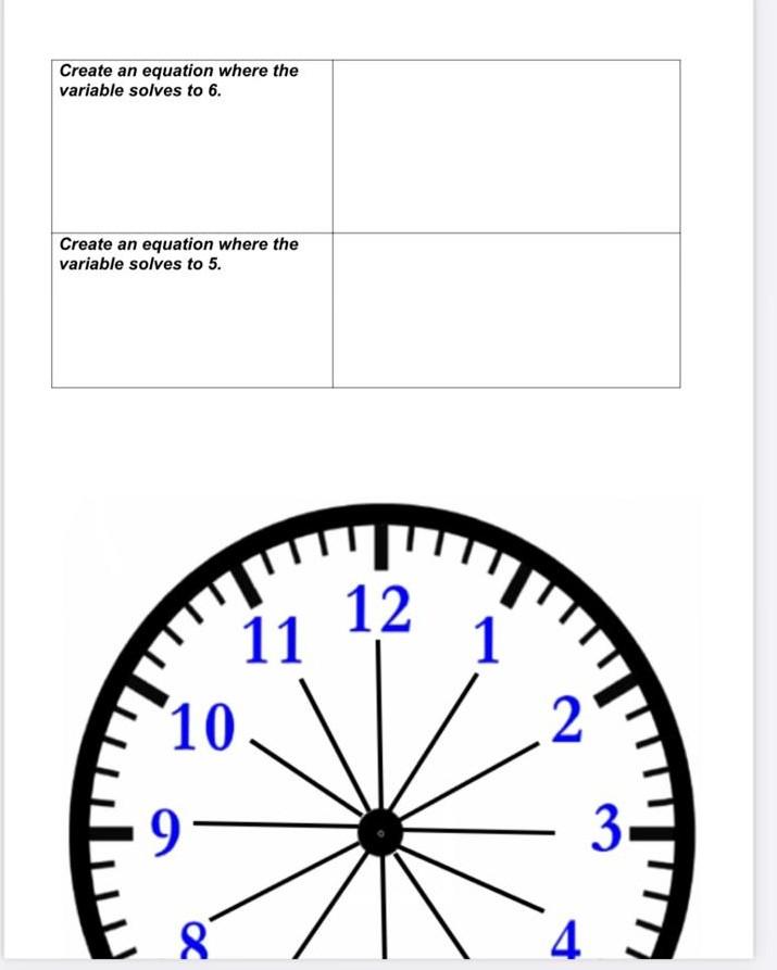 use the 4 different operations at least once) 4) Another six of
