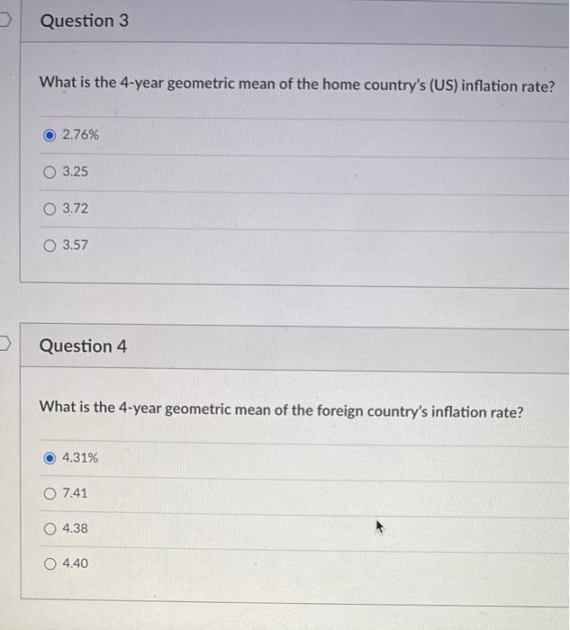 1 pts Over this 4-year period, did the FX Appreciate or Depreciate