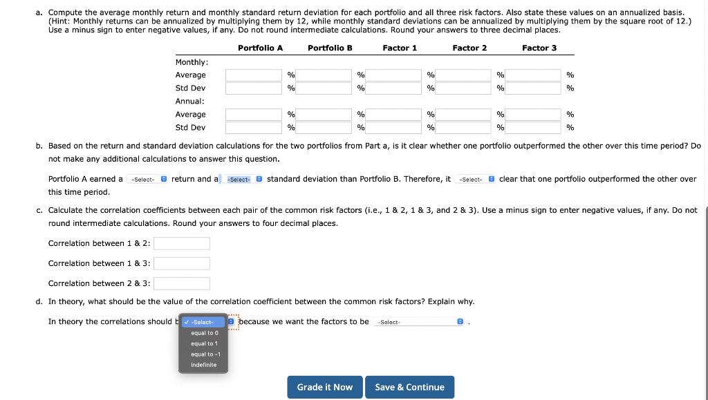 such as Microsoft Excel to calculate vour answers.) a. Compute the average
