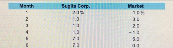 following holding period retums, compute the average returns and the standard deviations