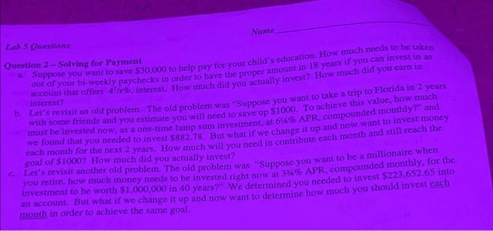  please answer using financial formulas and not in excel a more