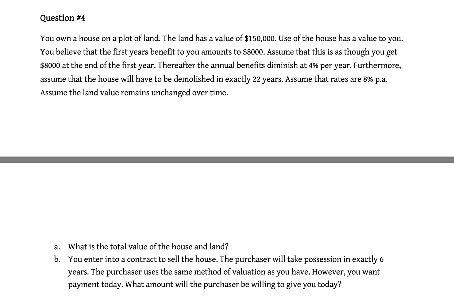 show full work please and I will upvote Question #4 a a