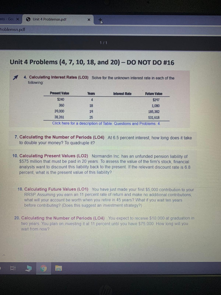  nts - Gocx Unit 4 Problemsn.pdf Problemsn.pdf 1/1 Unit 4 Problems