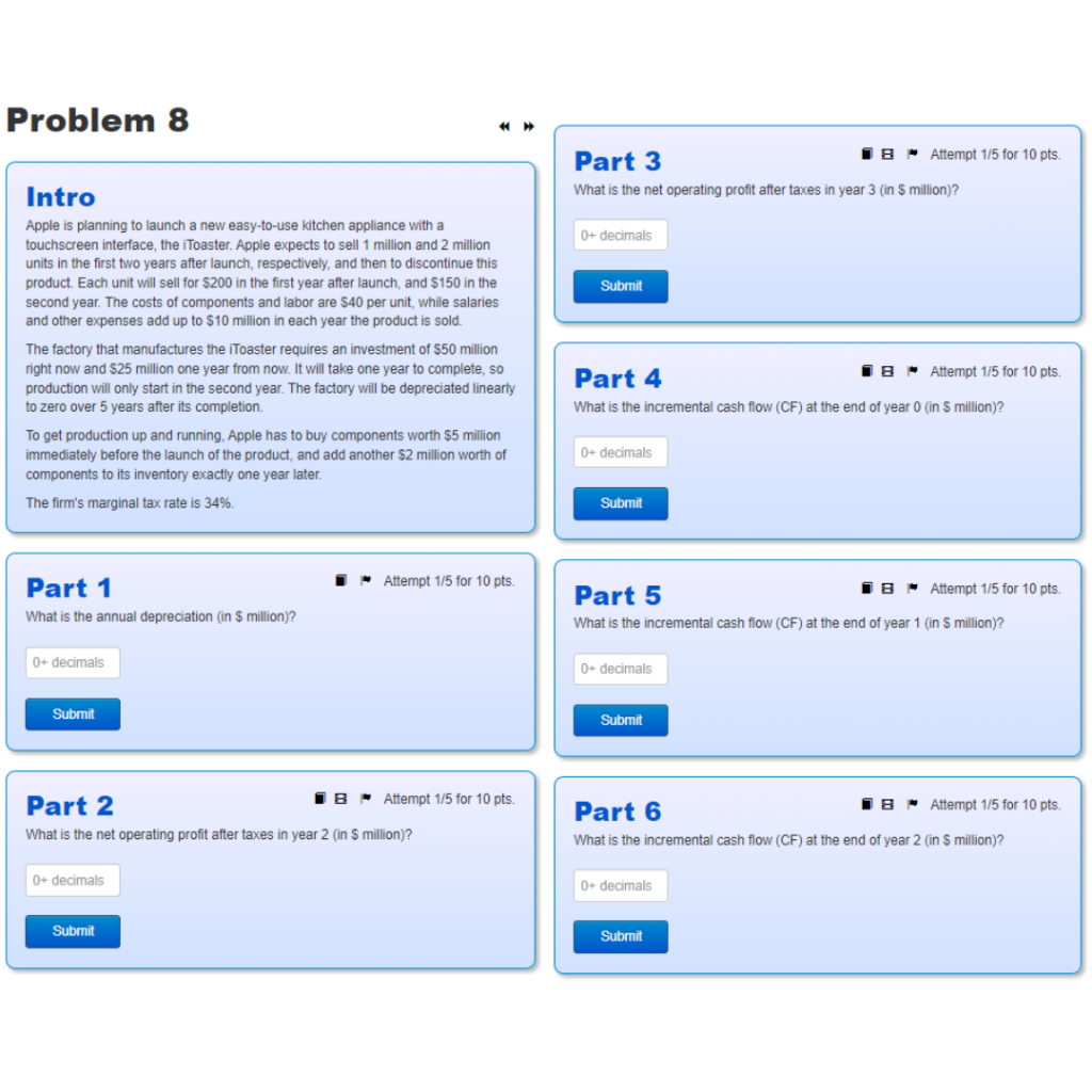  Problem 8 * - Attempt 1/5 for 10 pts Part 3