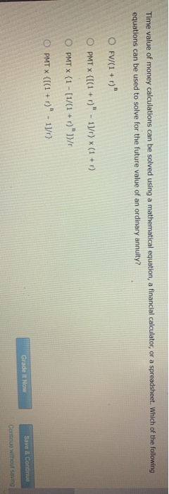 to the basic terminology and concepts of the time value of money