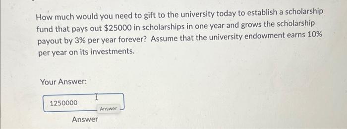 fund in which you deposit $2000 each year at the end of