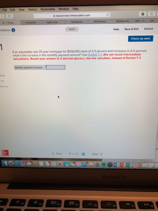  File Edit View History Bookmarks Window Help com Ch. 7 Probi...