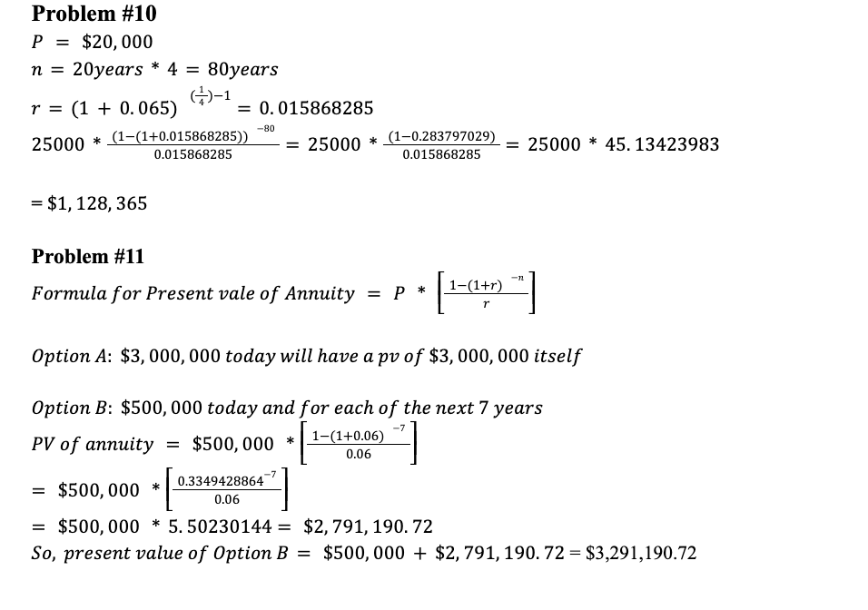 It turns out that the hints in Problems #10 and #11 are