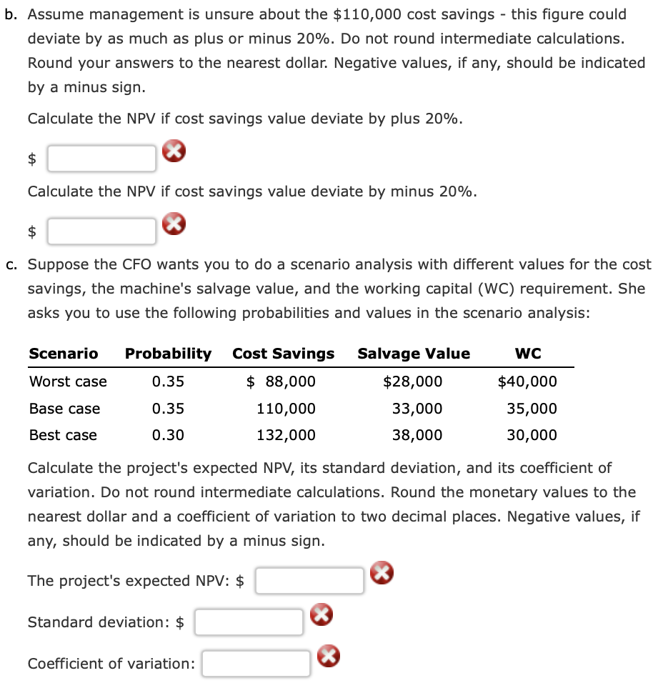 that costs $350,000 and would reduce pre-tax manufacturing costs by $110,000 annually.
