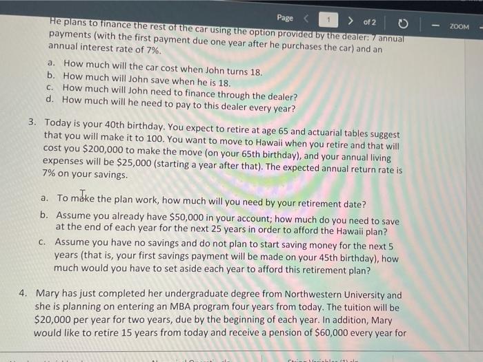 Sep 19th 2021 1. Based on the provided pension account in the