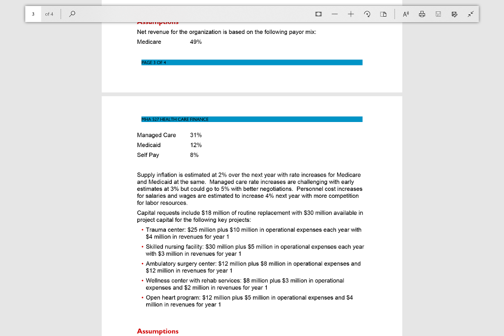 the study and put together a budget. This budget should address both
