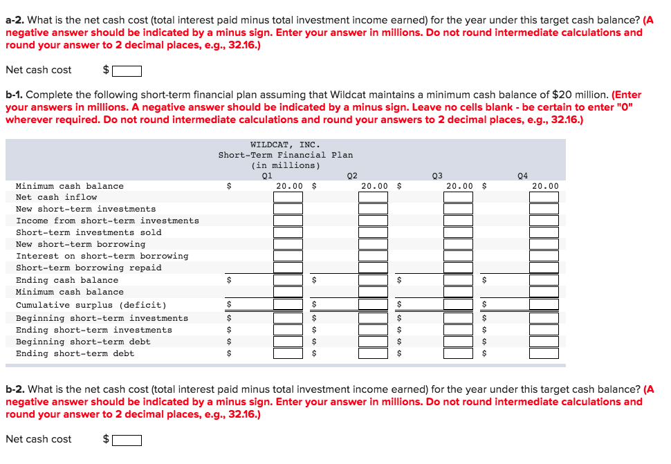 Inc., has estimated sales (in millions) for the next four quarters as