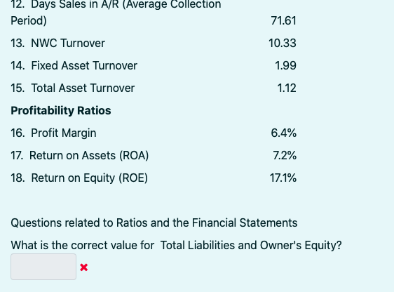 to fill in the missing information on the financial statements. Once you