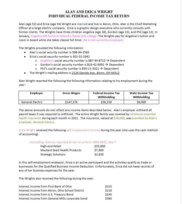 Based off the information below - how do I compute total gross