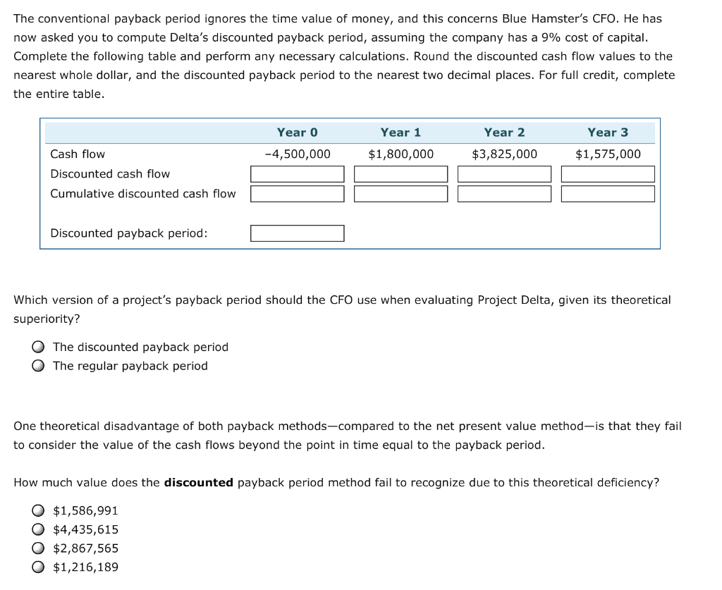 establish and identify a maximum acceptable payback period that helps in their