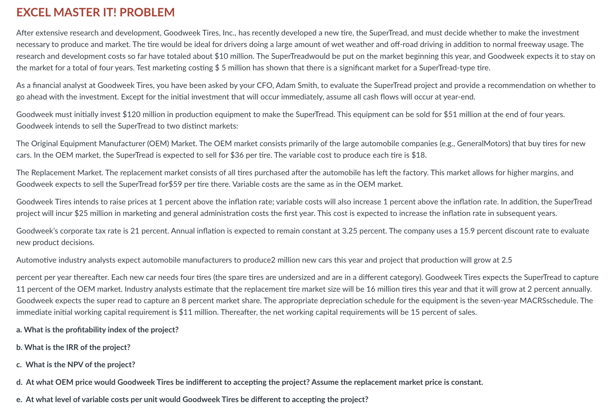  EXCEL MASTER IT! PROBLEM - Please help and PLEASE DO IN