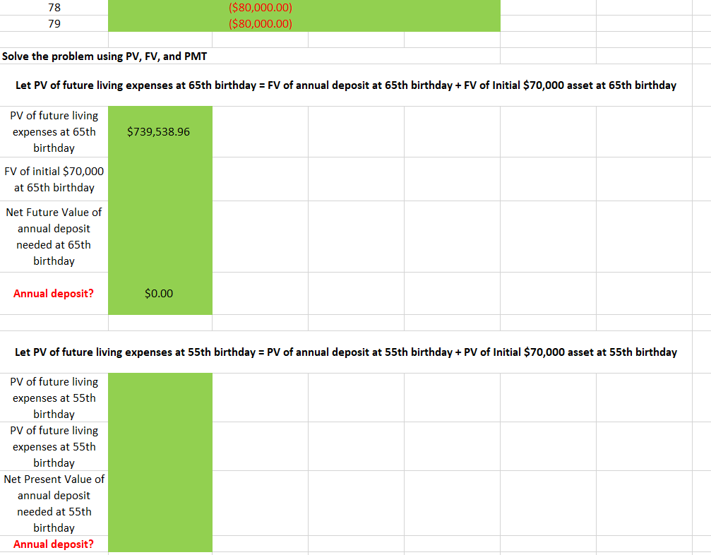 in GREEN Your uncle is 55 years old today, and he wishes