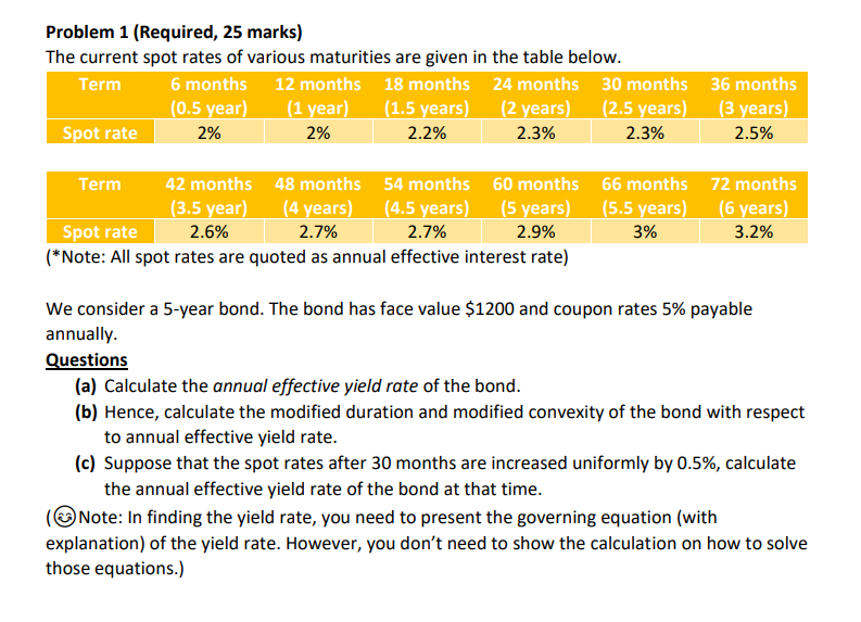 Part A) B) C) Problem 1 (Required, 25 marks) The current