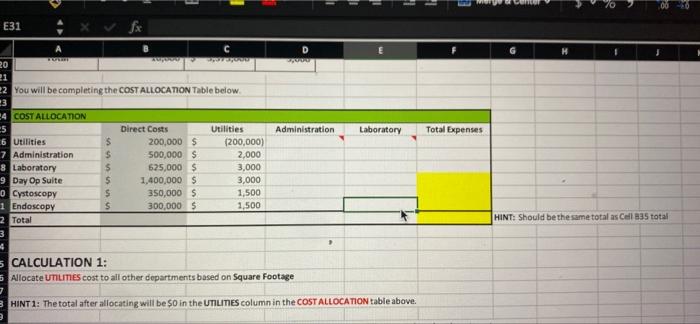 Allocation Get Allocation Ready A D G N64 fe 30 Cystoscopy $