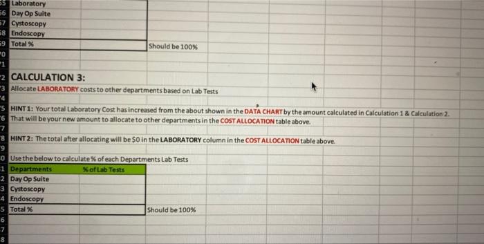 ununes cost to all other departments based on Square Footap 37 38
