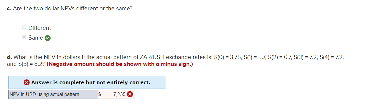 U.S. MNC, is contemplating making a foreign capital expenditure in South Africa.