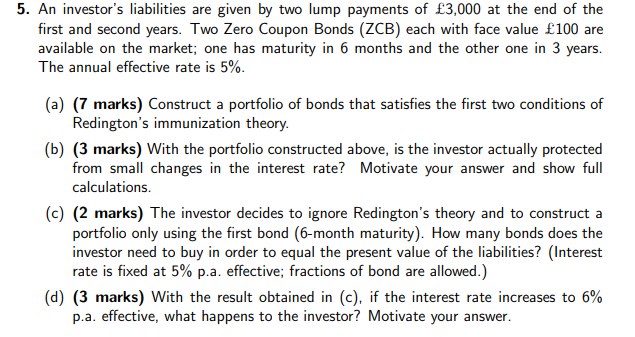  please answer (a)(b)(c)(d) and show all steps! I will upvote! 5.
