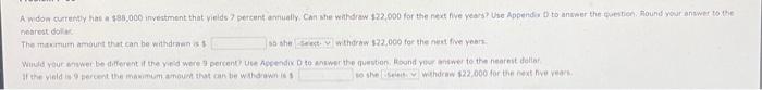 can be withdrawn is $ so she Select withdraw $22,000 for the