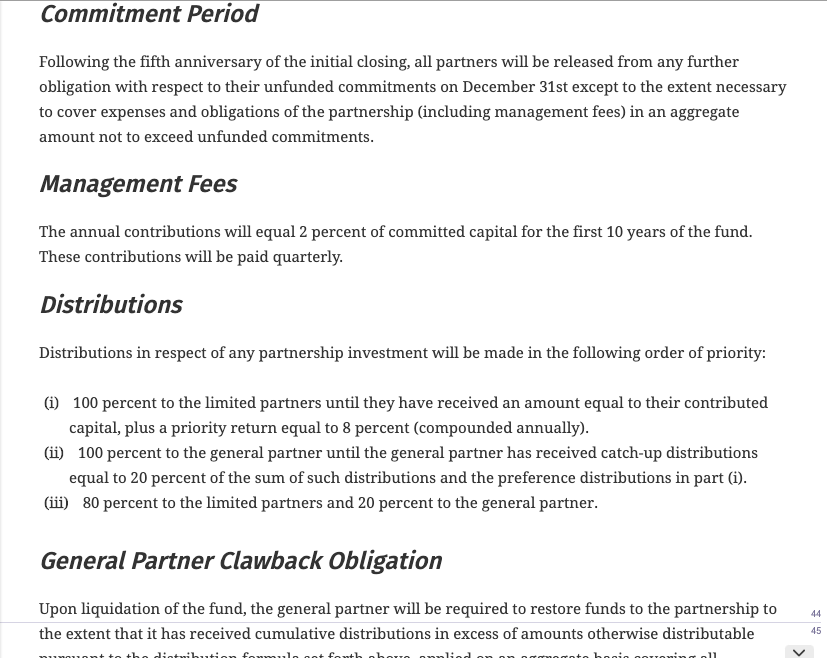 Finance Question Help! !! Thank you so much Commitment Period Following the