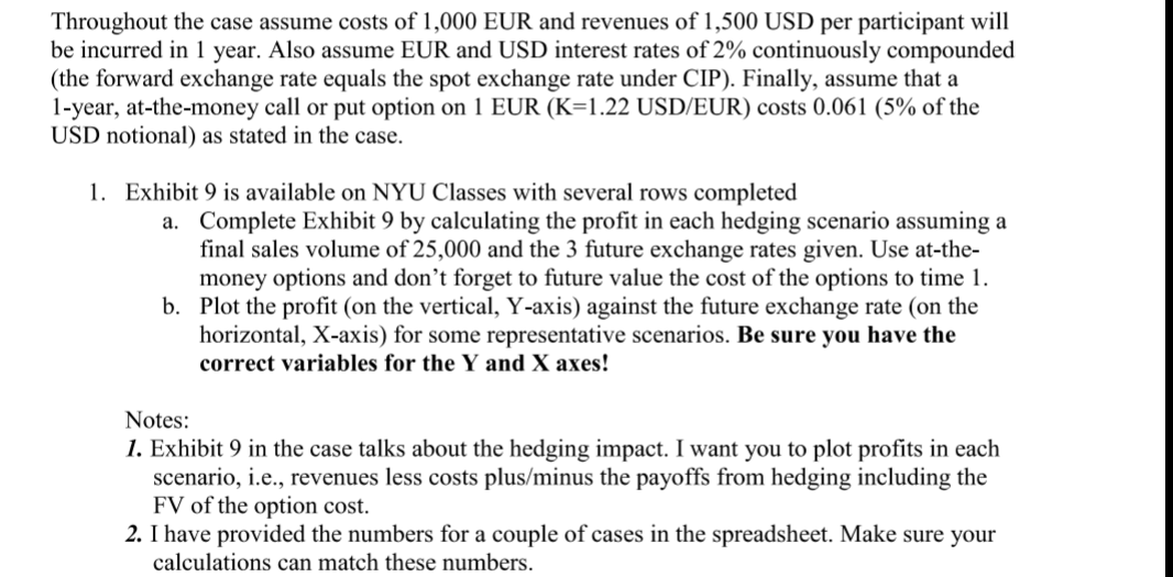  Following the input data from excel in black colour solve the