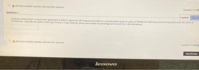  Mon to another question will save this response Question to Question