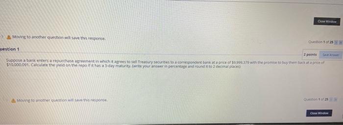 tapes to sell Treasury securities to correspondent bankat a price of $9.9990329