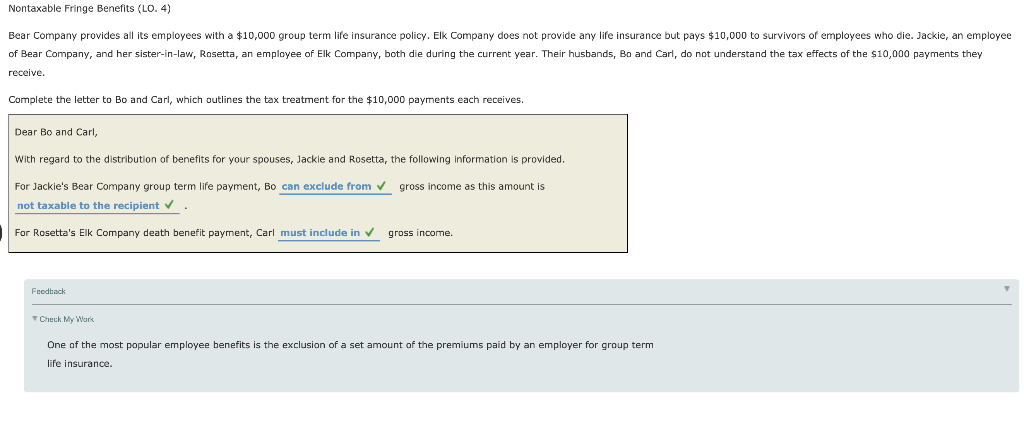 For the first problem - why is Bo able to exclude the