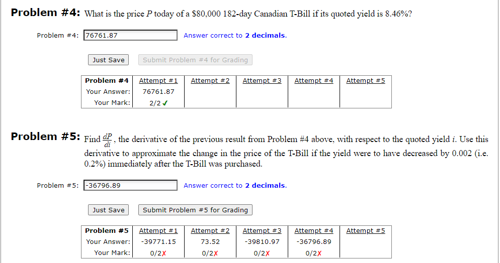 Problem 5 please Problem #4: What is the price P today of