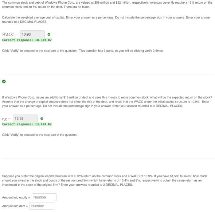 of $45,000 and is al equity financed. EBIT is expected to stay