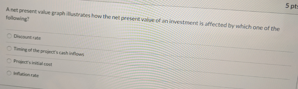 value. cash flows and its profits cost and its market value cash