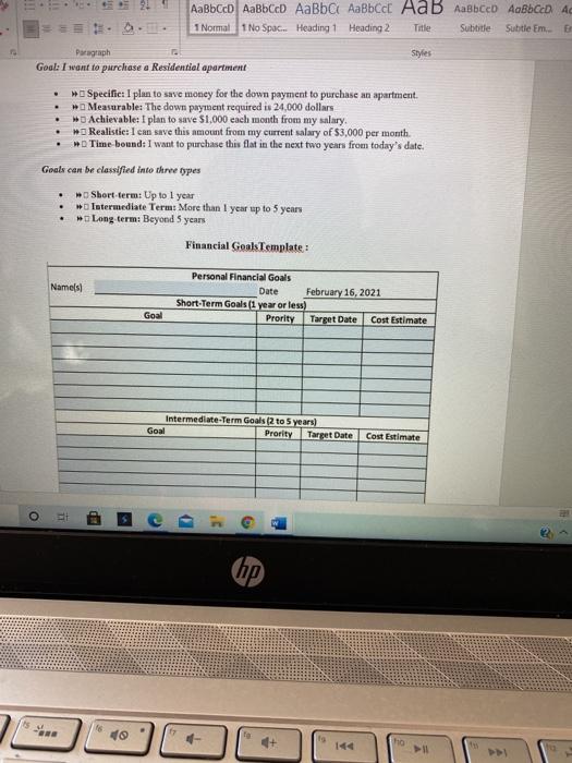 No Spac. Heading 1 Heading 2 Styles Paragraph Important Aspects to be